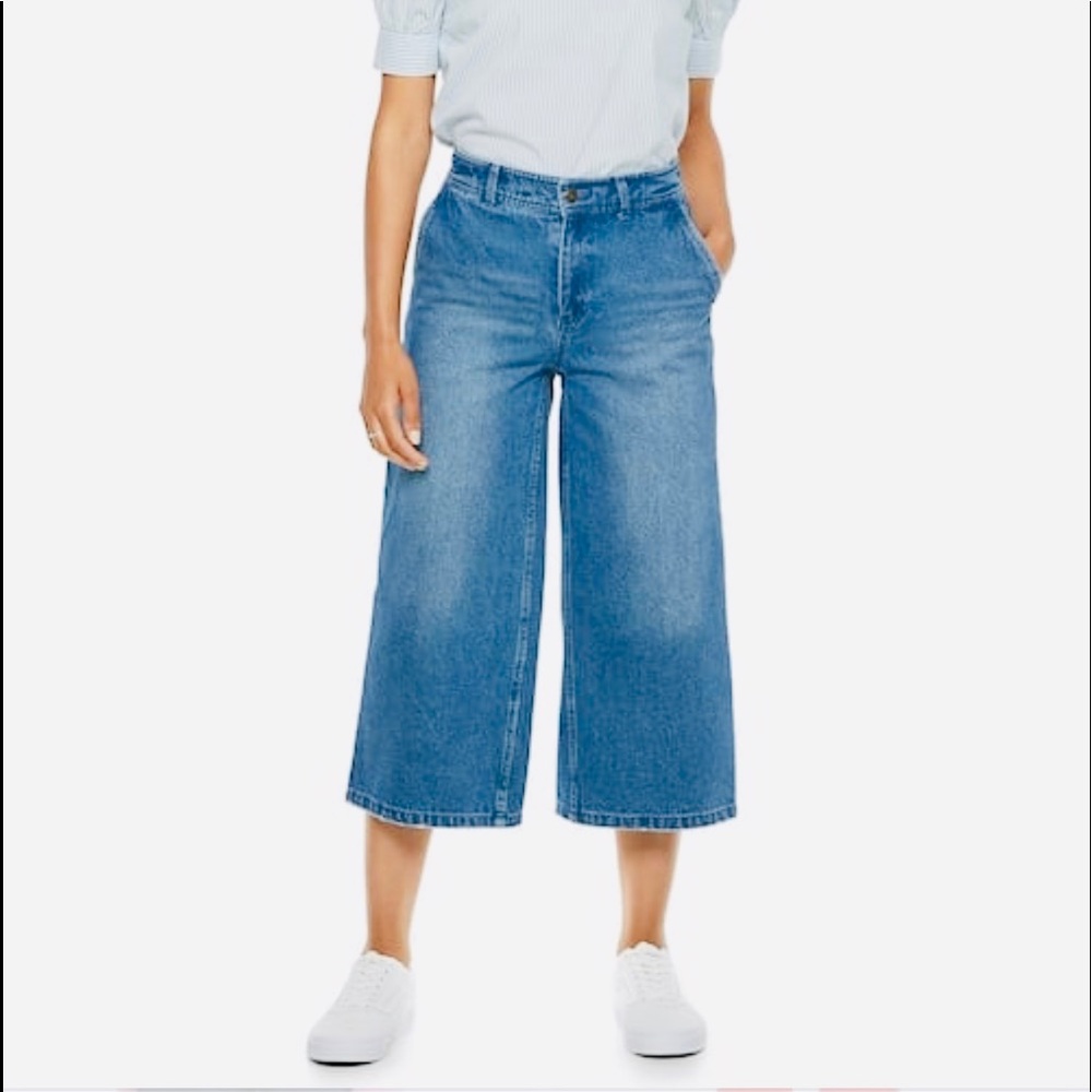 CROPPED WIDE- LEG JEANS BY POP SUGER - Picture 4 of 4